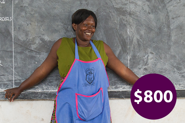 $800: Buy Construction Materials for a School