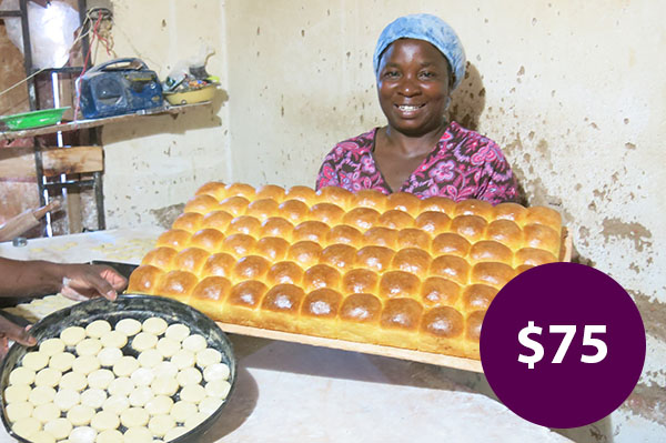 $75: Machinery and Equipment to Build a Bakery